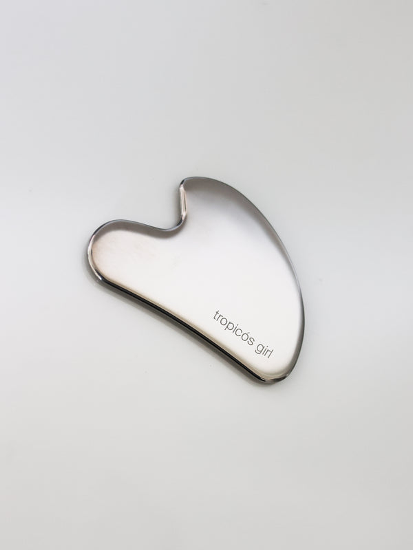 gua sha, stainless steel beauty tool